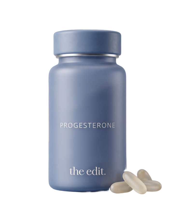 Progesterone capsule bottle