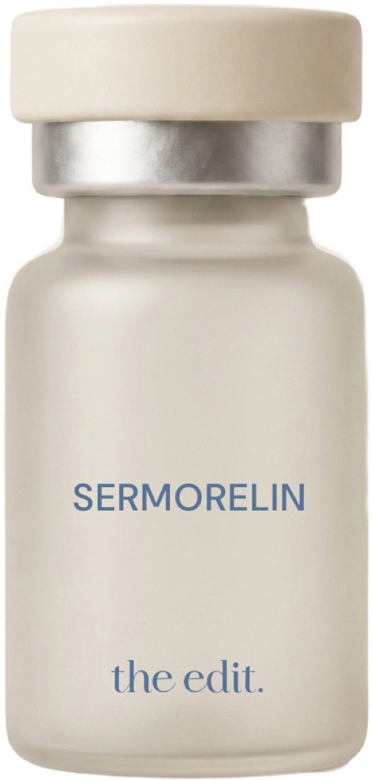 Vial de sermorelina preparada